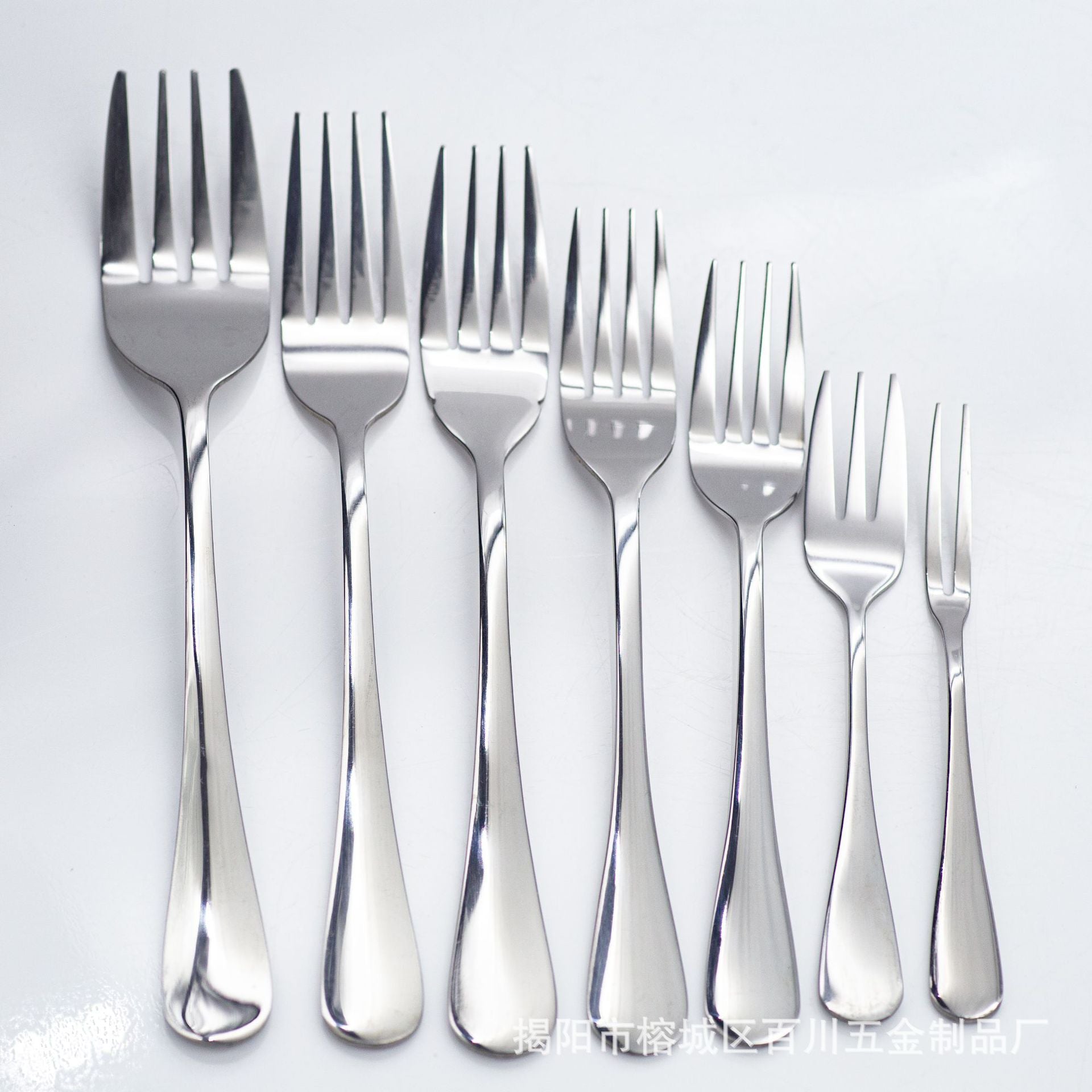 1010Western Tableware Stainless Steel Fruit Fork Rice Spoon Grain Spoon Landlord Spoon Public Fork Mud Scraper Spoon