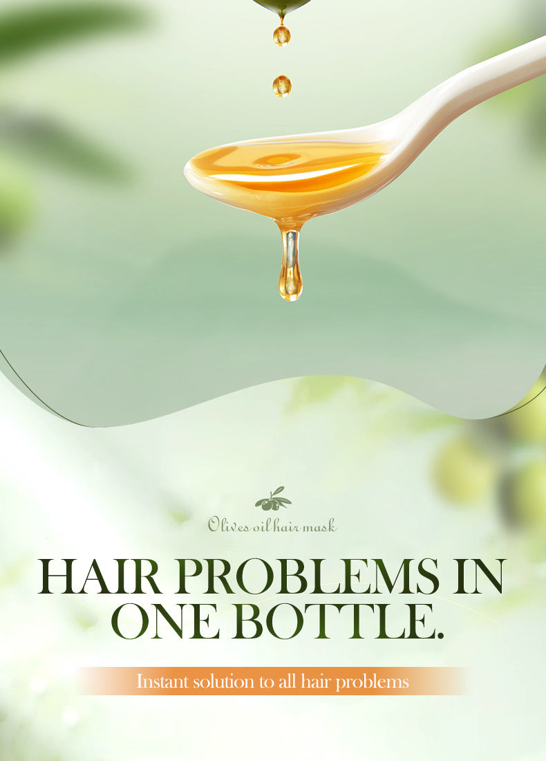 Olive Oil Hair Mask SADOER Repair Smooth Nourishing Hair Conditioner Cross-Border Wholesale