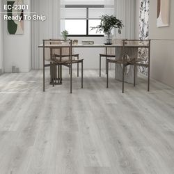 Residential Home Decoration 4mm PVC Vinyl Plank Tile Wood Engineered SPC Flooring for Hotel Kitchen Office Living Room