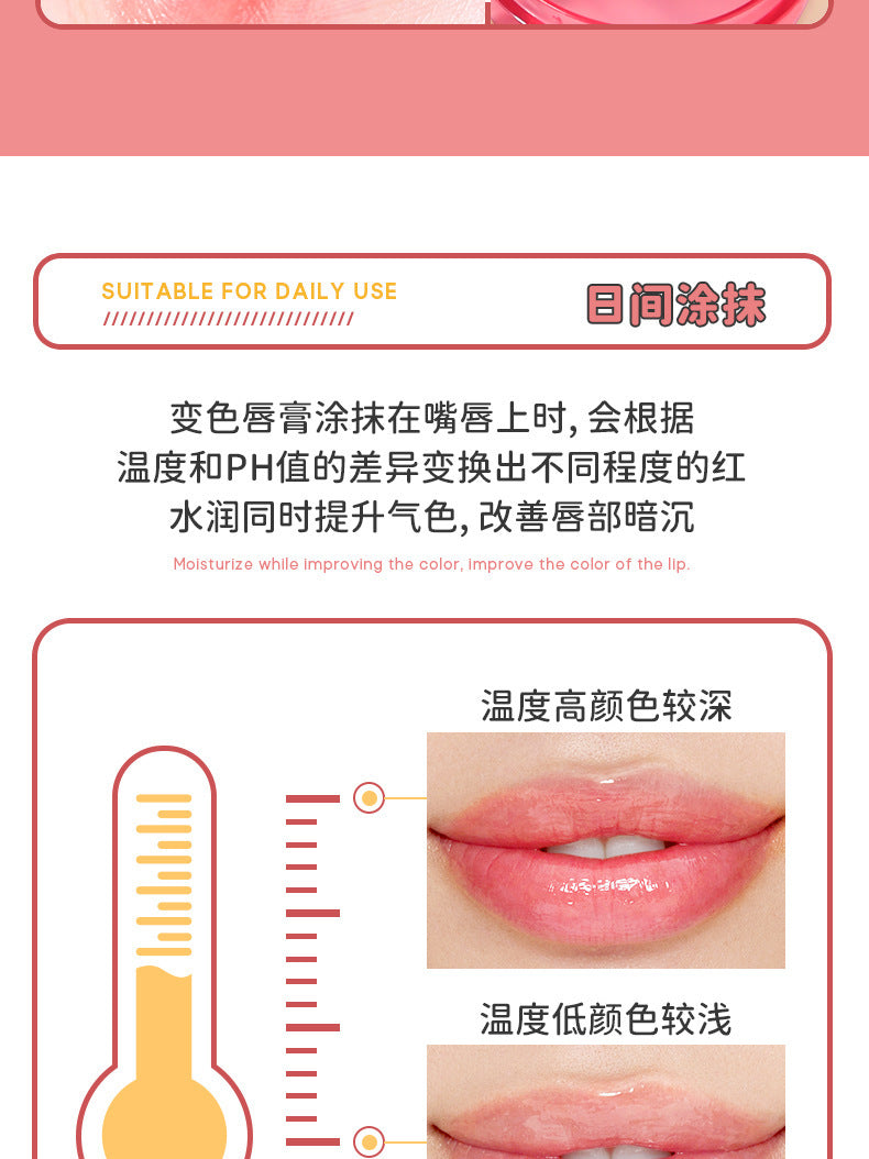 Specialized Cheese Lip Mask Lip Essence Scrub Exfoliating Dead Skin Color Changing Lip Balm