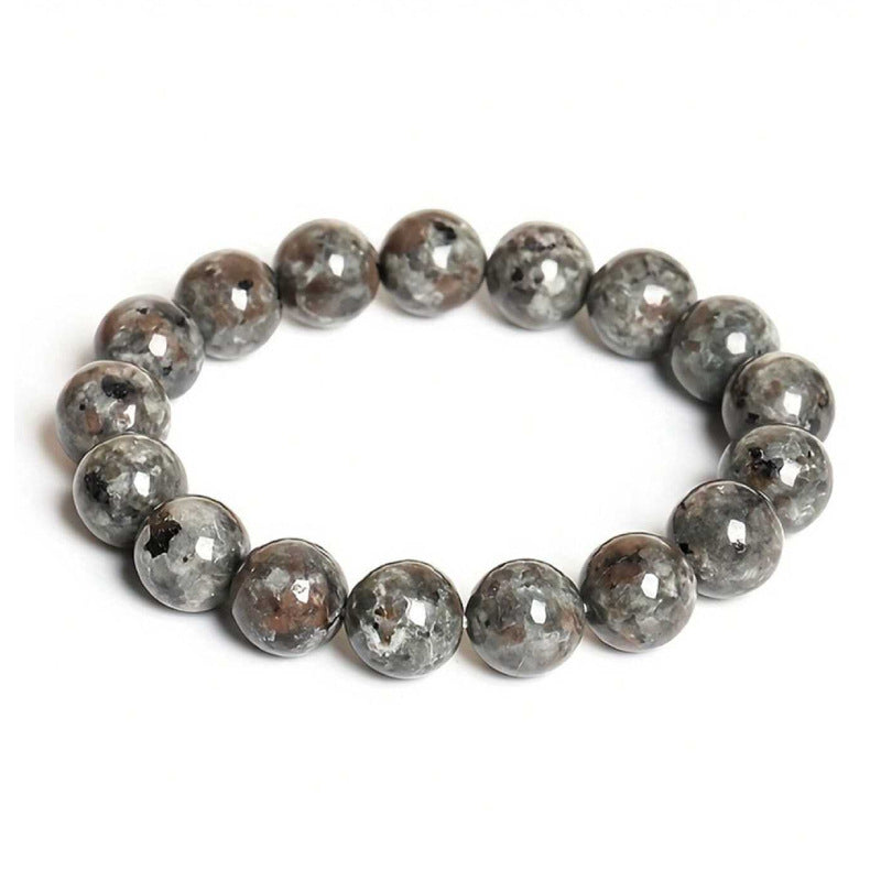 European and American Men's Natural Stone Bracelet New Arrival Beaded Bracelet ins Personalized Jewelry8mm Beaded Flame Stone Bracelet