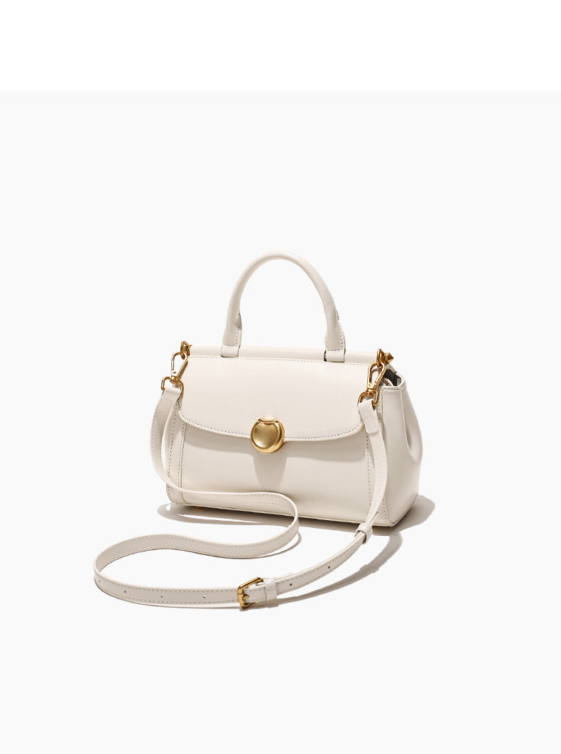Vintage Simple Small Square Bag2025New Korean Style Personality Single Shoulder Bag Casual Crossbody Bag High-end Niche Handbag