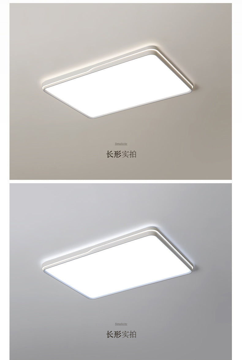 Full Spectrum Eye Protection Living Room Main Light2025New Trendy Cream Style Rectangular Ceiling Light Full House Zhongshan Lighting