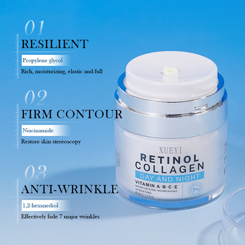 Oil Control Moisturizing Collagen Retinol Face Cream Brightening Skin Tone Hydrating Anti-Wrinkle Firming Face Cream