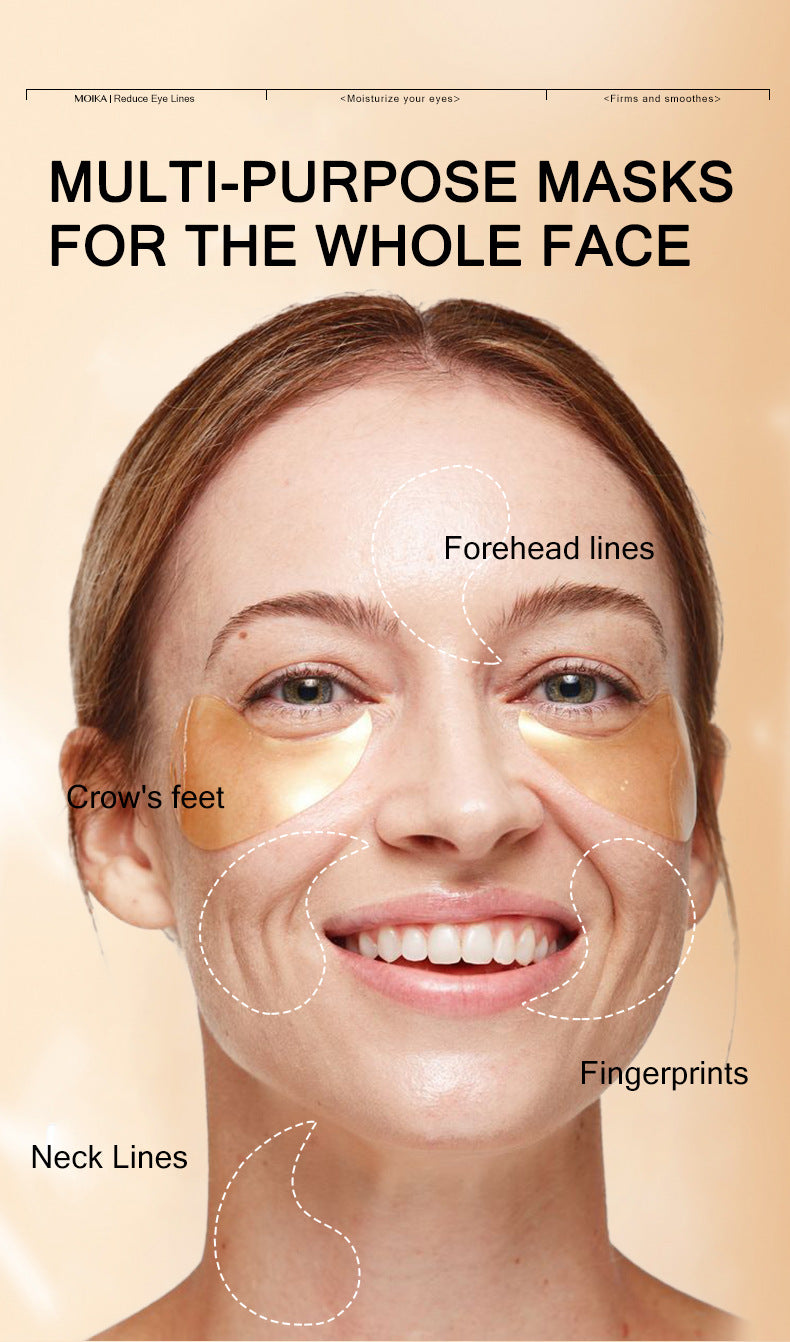 MOIKA Full Seaweed Fine Line Reducing Eye Mask Wholesale Eye Care Export Firming Boswellic Acid Anti-Wrinkle