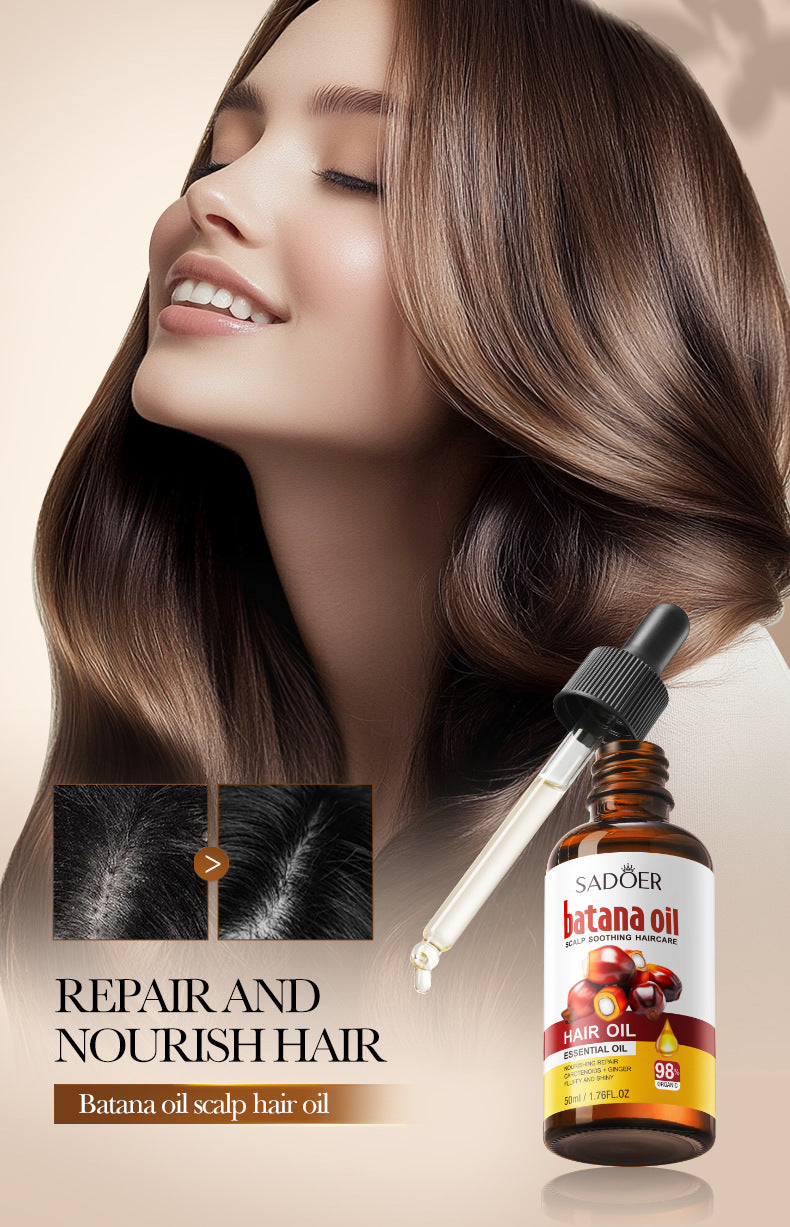 Full English Batana Scalp Hair Care Oil SADOER Soothing and Smooth Hair Oil  Wholesale