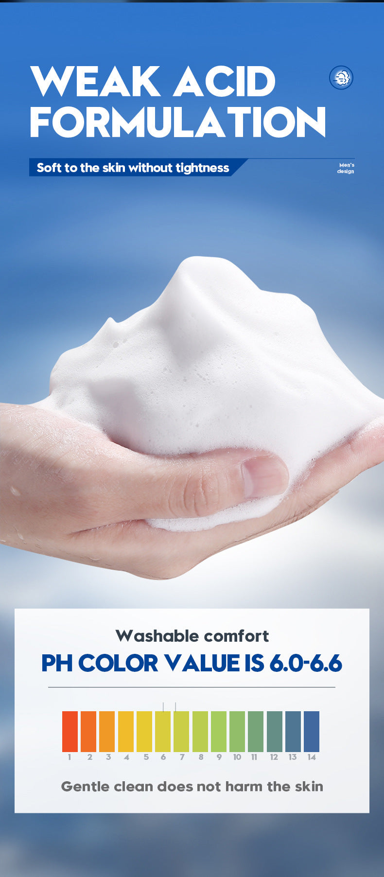 Amino Acid Gentle Cleanser SADOER Clean Face Clean Facial Cleanser Cross-Border Wholesale