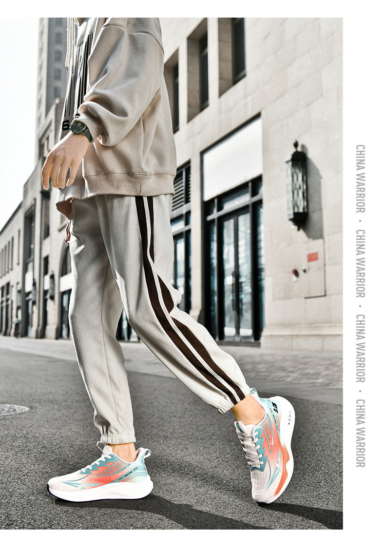 New Summer Lightweight Wear-resistant Men's Running Shoes Carbon Plate Non-slip Sports Shoes Casual Fashion Shoes