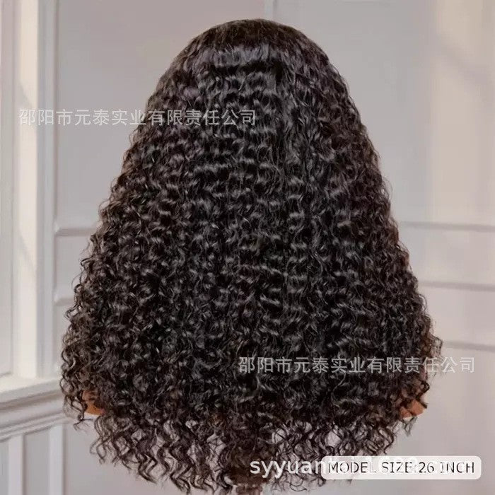 Curly Lace Front Synthetic  Wig Lace Frontal for Black Women
