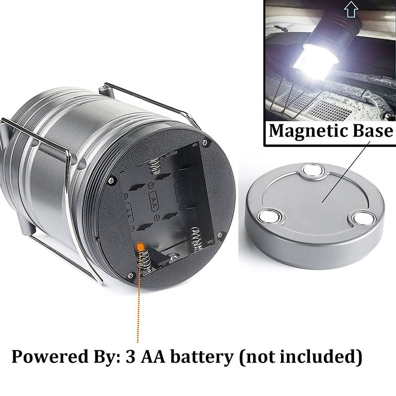 New model with magnetic hook at the end COB Tent Light Multifunctional Camping Light Camping Light Emergency Horse Lantern