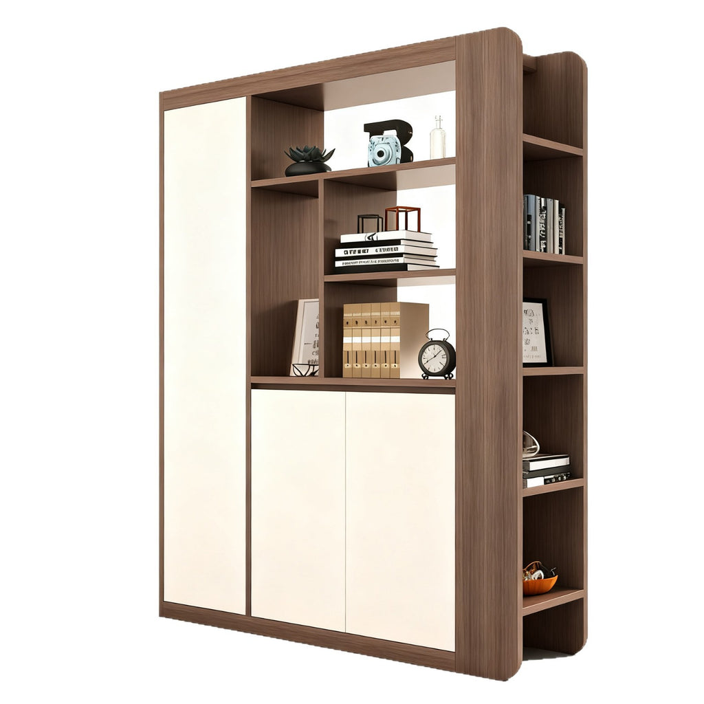 Custom Whole House Honeycomb Aluminum Alloy Entryway Shoe Cabinet Integrated Home Entrance Living Room Double-Sided Screen Storage Cabinet