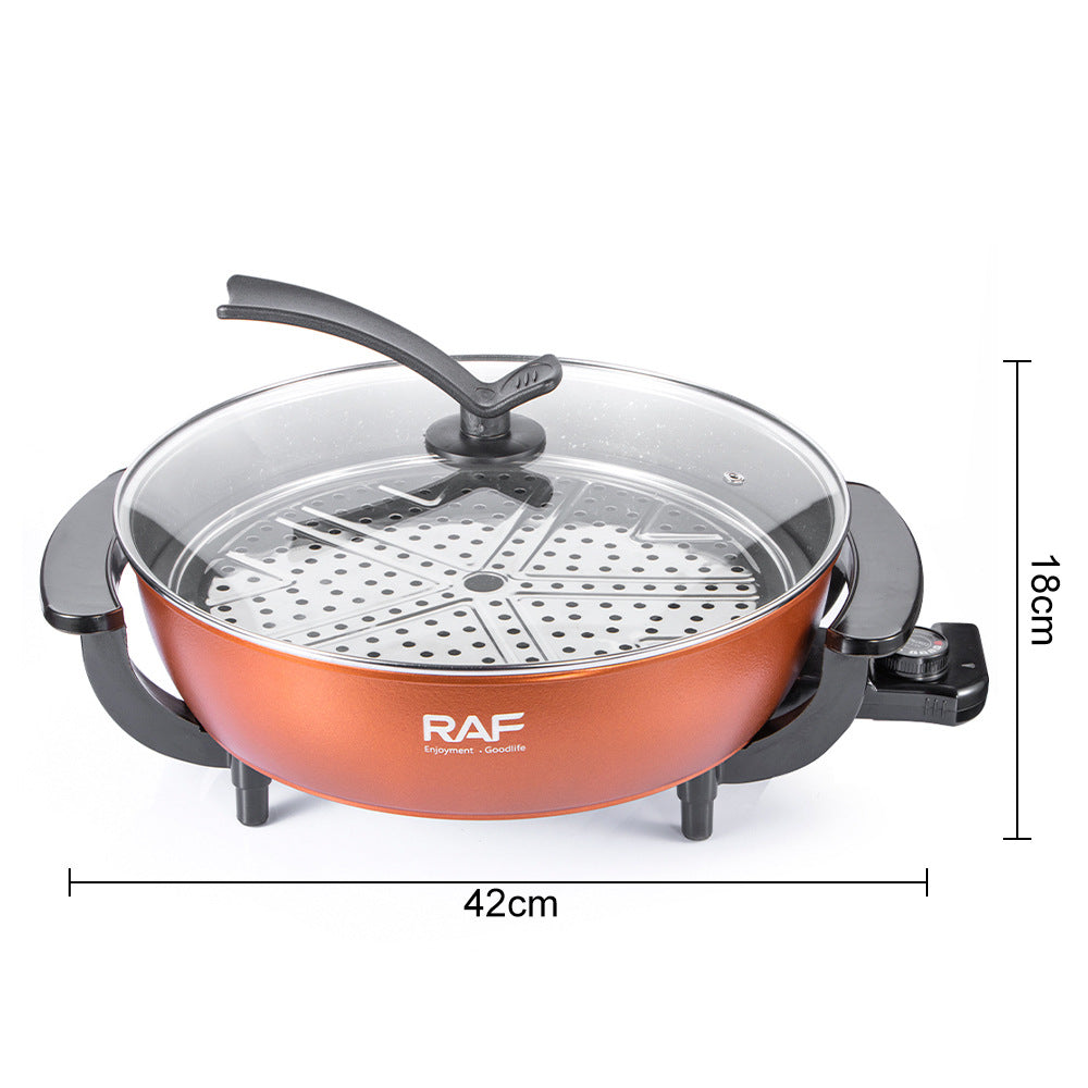 RAF European Standard Household Barbecue Hot Pot BBQ All-in-One Pot Multifunctional Barbecue Machine Grill and Hot Pot Stove Small Hot Pot