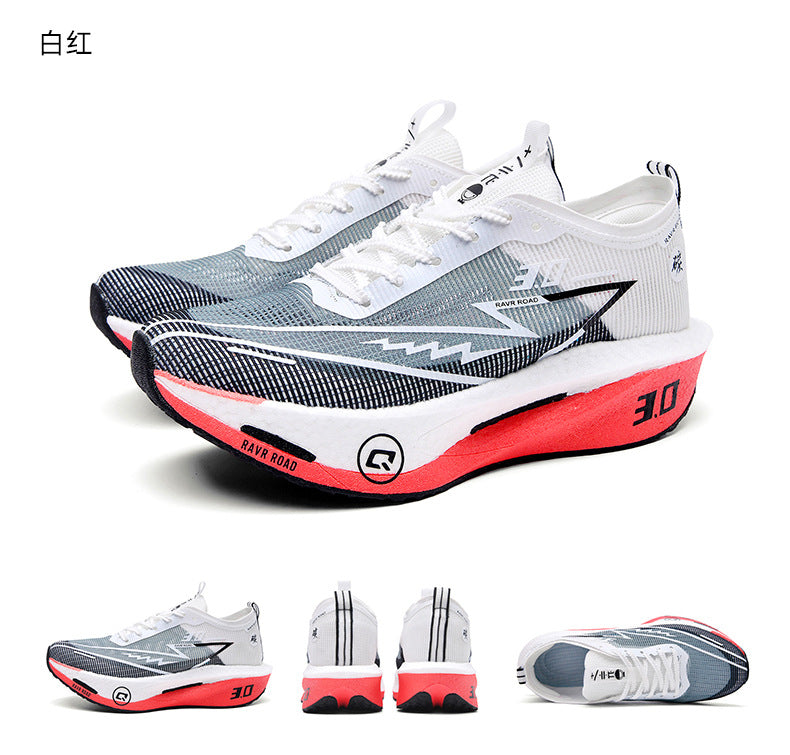 Summer New Hollow Breathable Lightweight Casual Sports Shoes with Super Soft Sole Carbon Plate Cushioning and Rebound for Fitness and Running