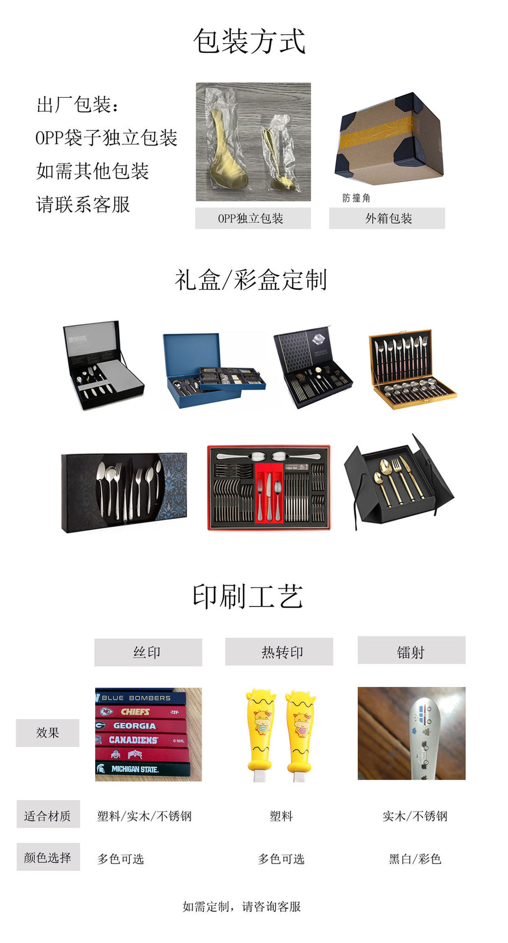 18-10Stainless Steel Price Control8.9！Western Tableware Set Imitation Wood Grain Handle Dinner Knife Spoon Fork Dessert Spoon Fork