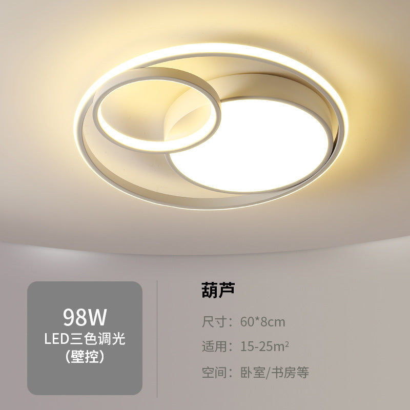 Nordic Bedroom Ceiling Light Modern Simple Creative Geometric Master Bedroom Room Lighting Design Water Ripple Ceiling Light