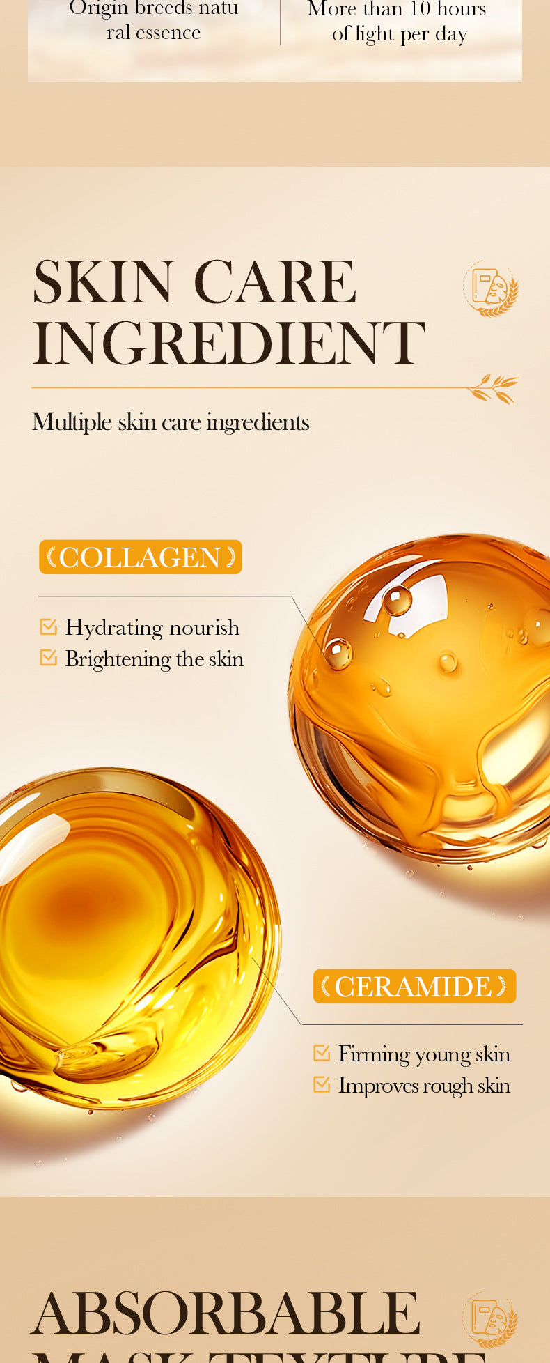 Rice Puree Face Mask25g BIOAOUA Moisturizing and rejuvenating facial mask patch cross-border wholesale