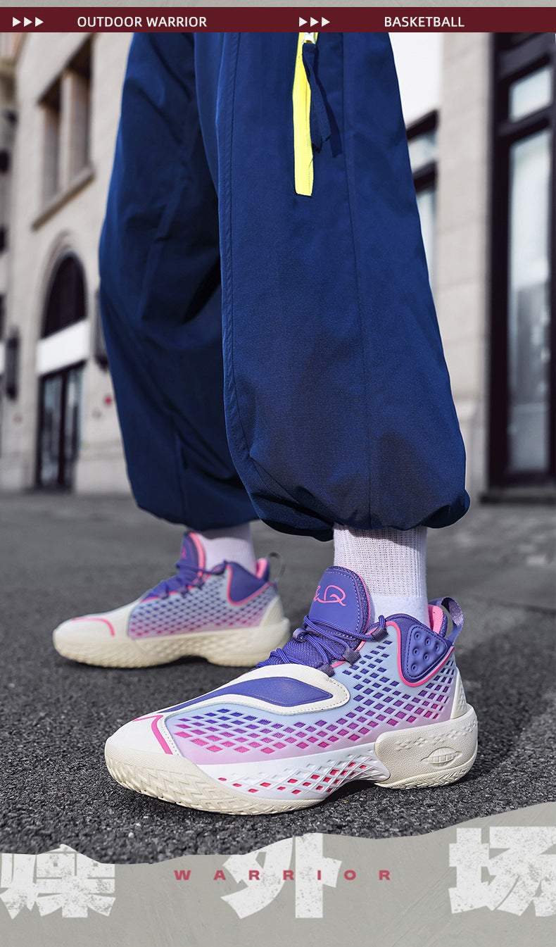 2025New Luminous Fashion Trend Casual Sports Shoes for Teenagers, Practical Grip, Non-Slip, Wear-Resistant Basketball Shoes