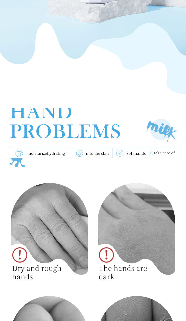 Milk Hand Cream SADOER Beirun Refreshing Hydrating Moisturizing Hand Cream Cross-Border Wholesale