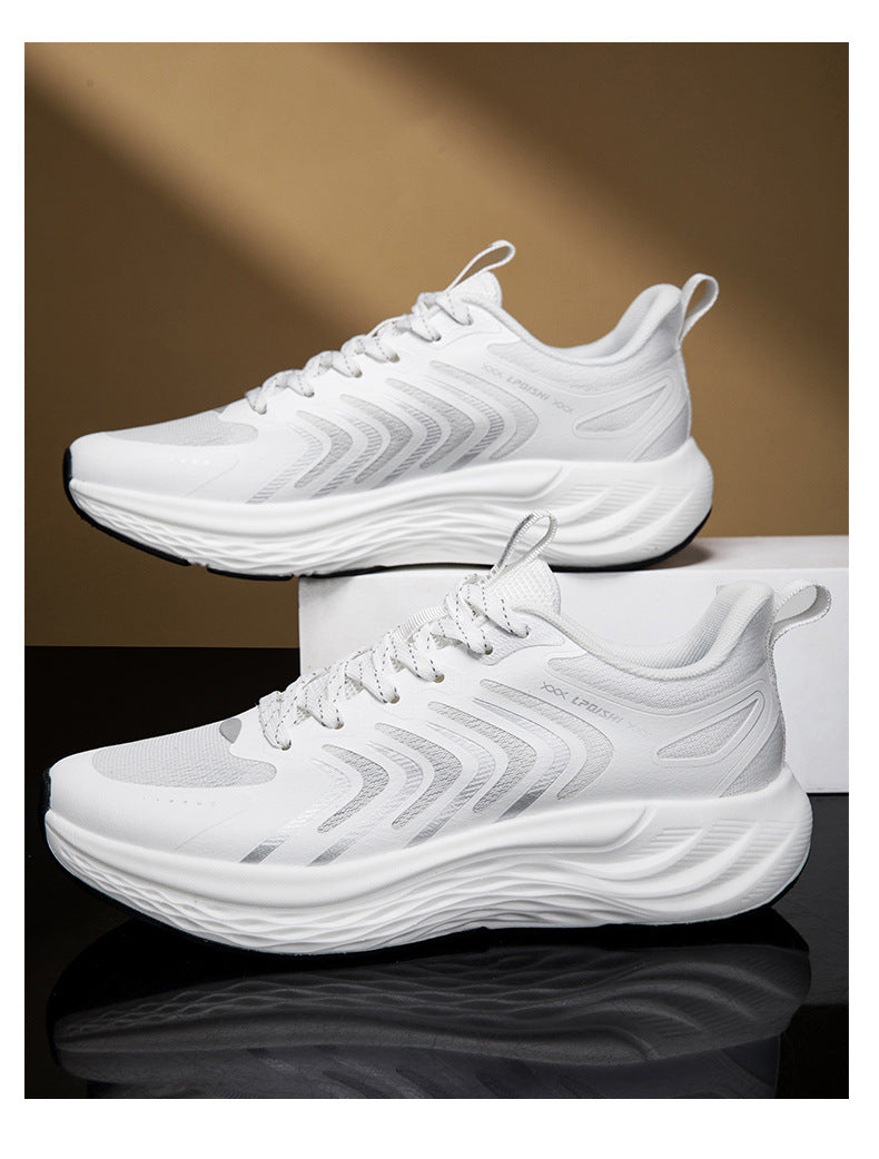 2025New Men's Shoes Lightweight Running Soft Sole Breathable Non-Slip Odor-Resistant Men's Mesh Outdoor Casual Shoes Sports Shoes