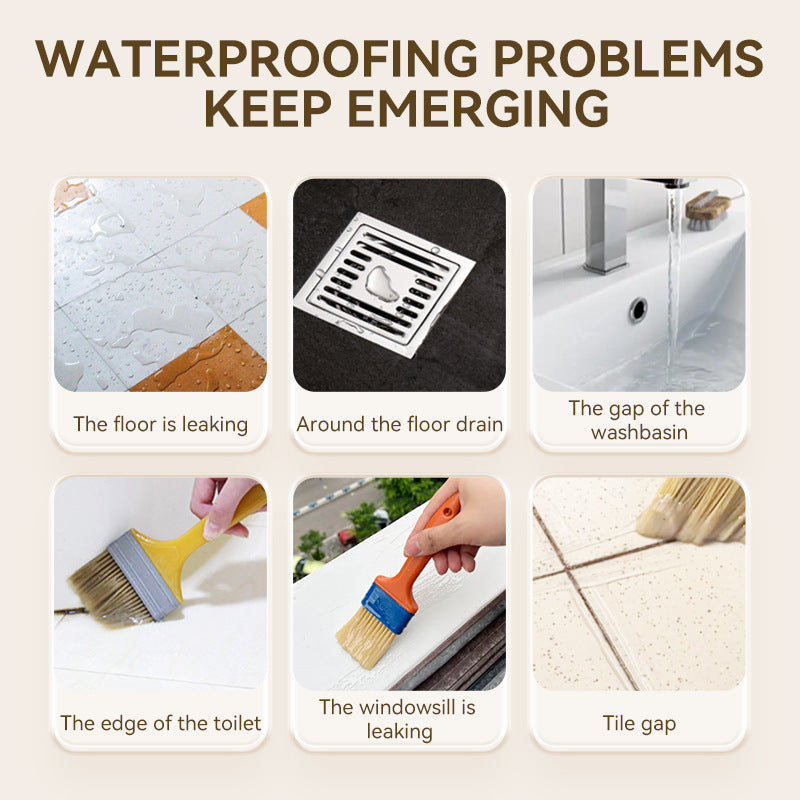 Baolisi Polyurea Transparent Waterproof Adhesive for Roofs, Facades, Tiles, and Bathrooms, Special Leak-Proof Coating