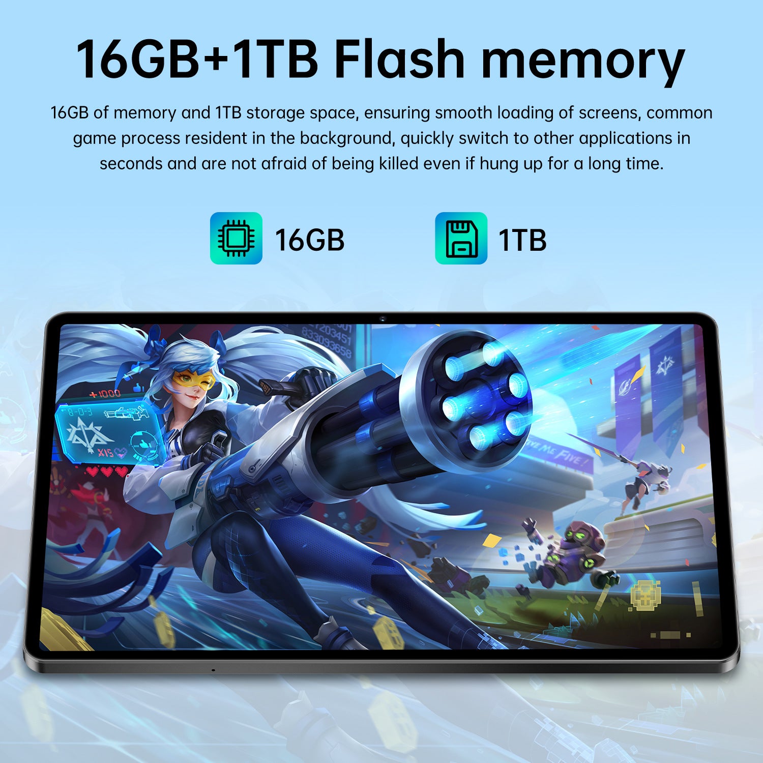 New Hot-Selling Tablet Computer10.1Inch Pro 13 Android16+1TB HD Screen Wholesale Southeast Asia