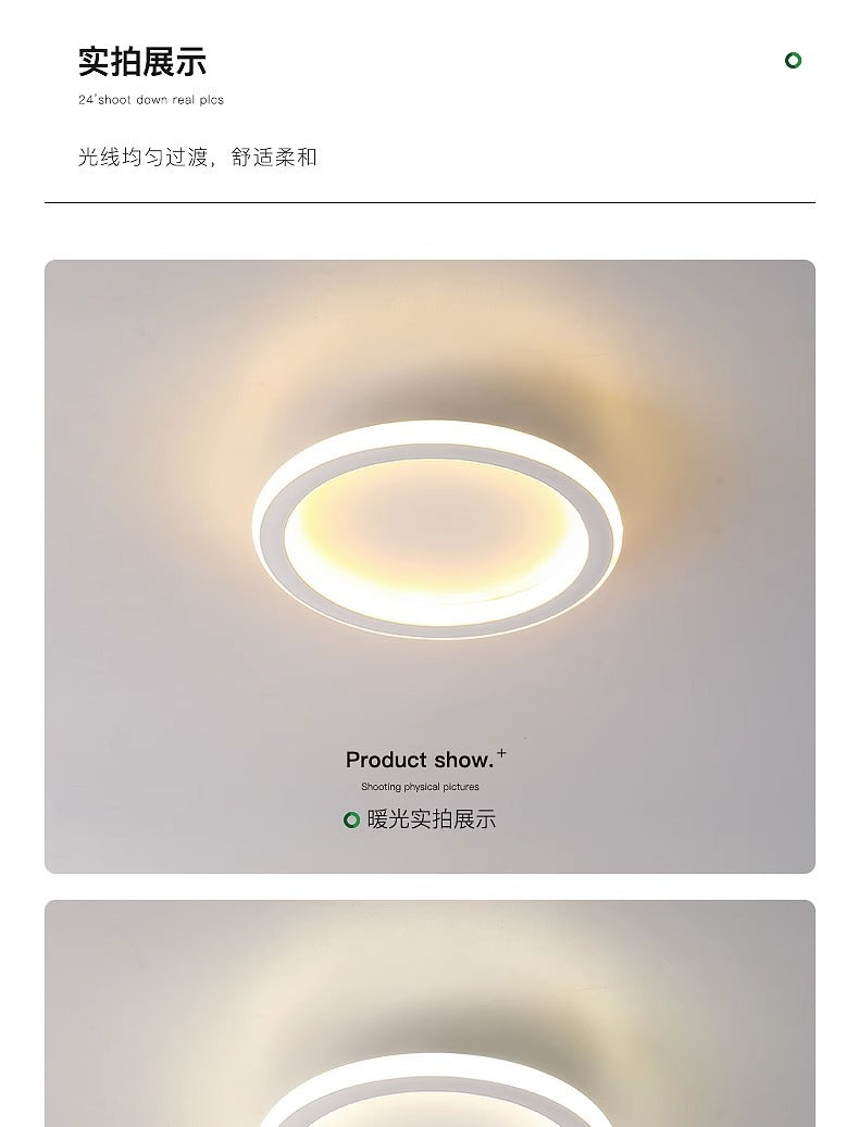 Entryway Hallway Light Modern Minimalist Corridor Balcony Ceiling Light Creative Minimalist Square Round Cloakroom Light