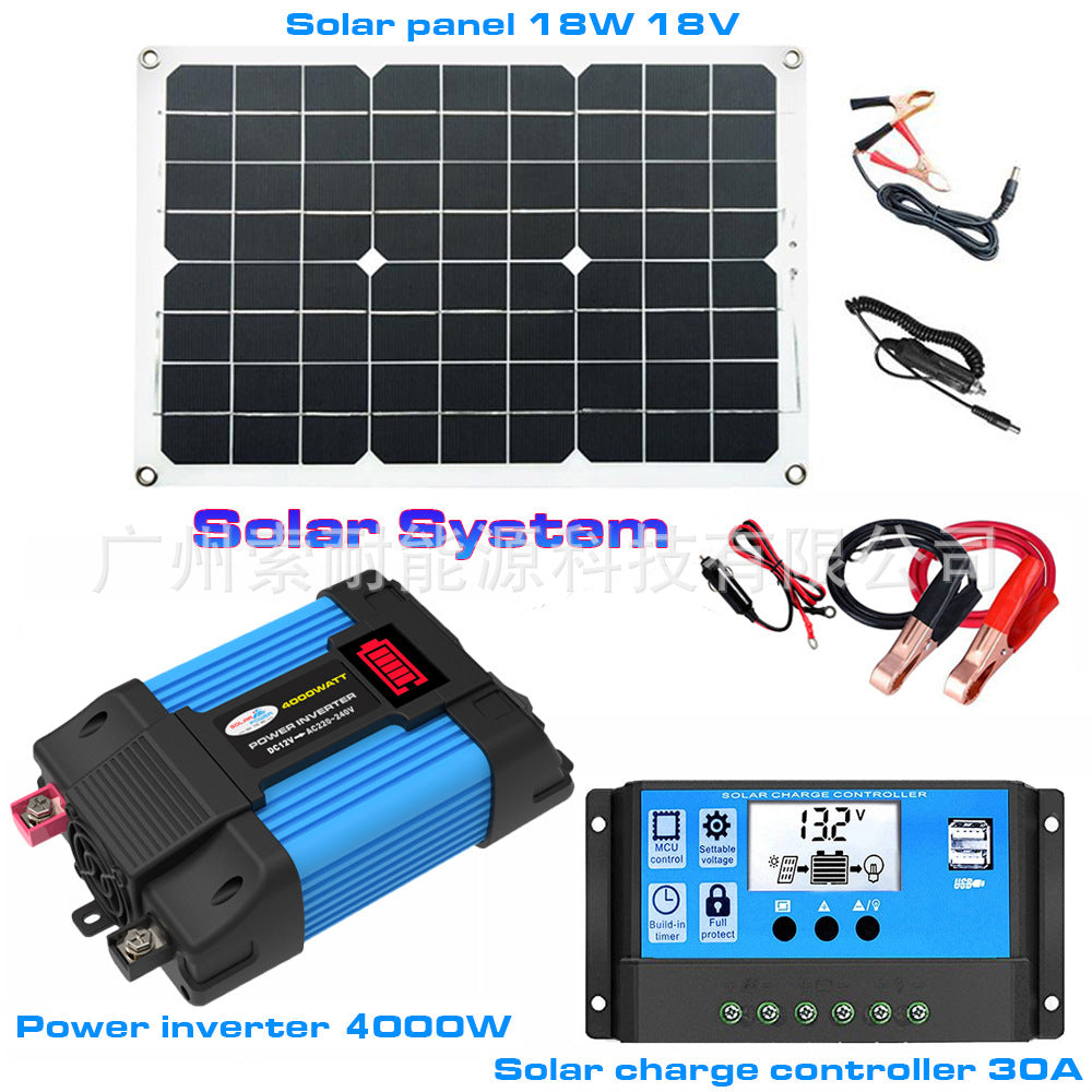 Car Converter Car Small Appliance Inverter300W/500W 12V Turn110V/220V Double USB Interface