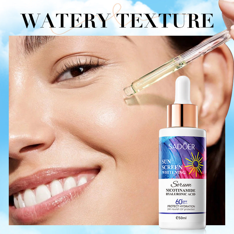 Sunscreen Whitening Essence50mlSADOER Refreshing and Non-Greasy Sunscreen Essence Cross-Border Wholesale