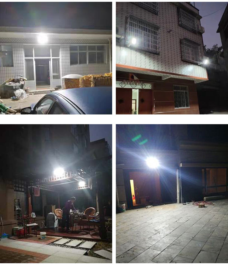 Outdoor Waterproof Ip65 Wholesale Backyard Factory Workshop Searchlight Outdoor Lighting Solar Floodlight