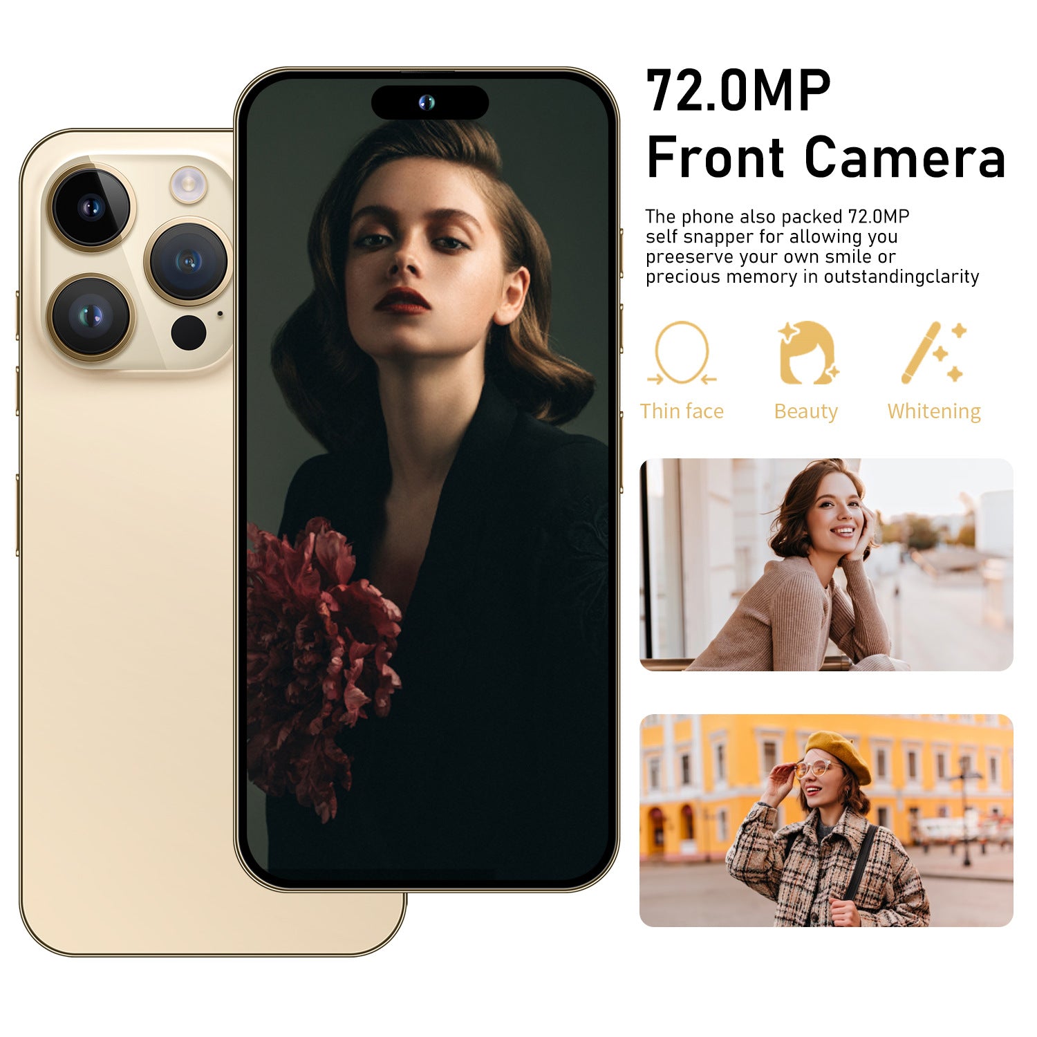 I15 ProMax Popular2+16 6.5Inch Smart Island Large Screen True4G Smart New Phone