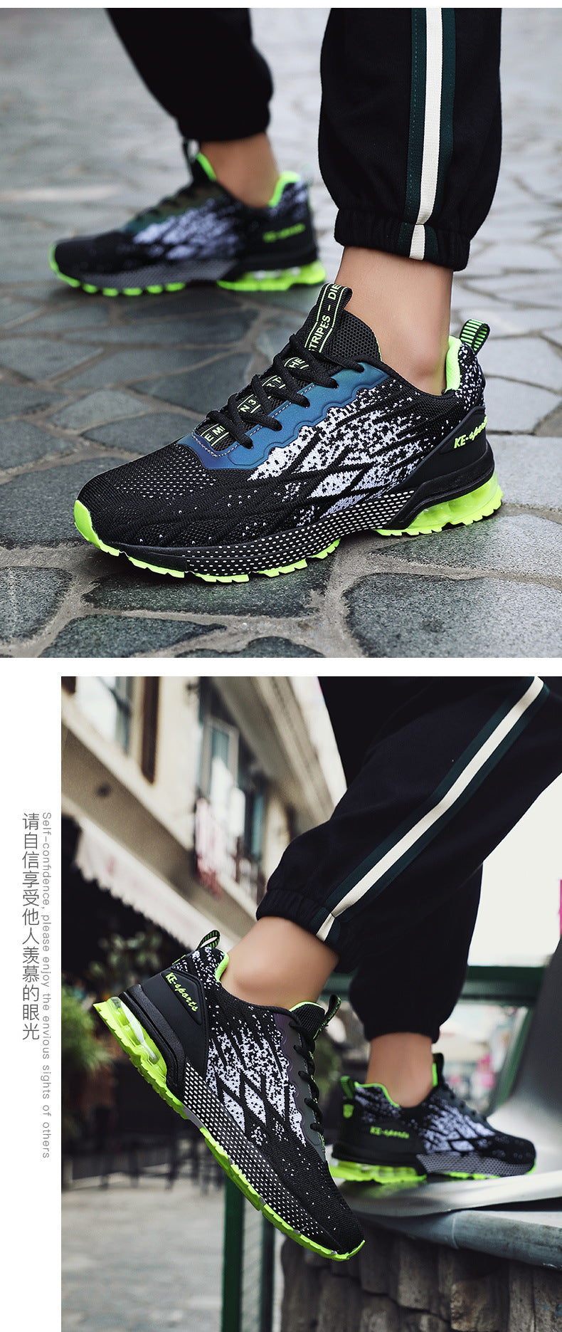 Autumn New Men's Large Size Casual Fashion Running Sneakers Youth Mesh Breathable Trendy Dad Shoes