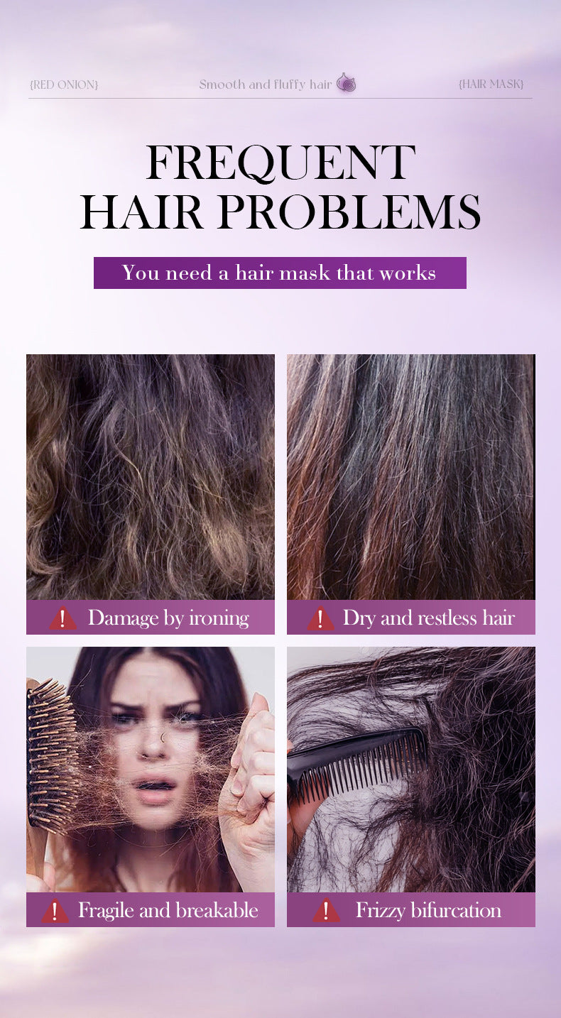 Onion Black Seed Oil Smooth Conditioner SADOER Smooth and Silky Hair Conditioner Cross-Border Wholesale