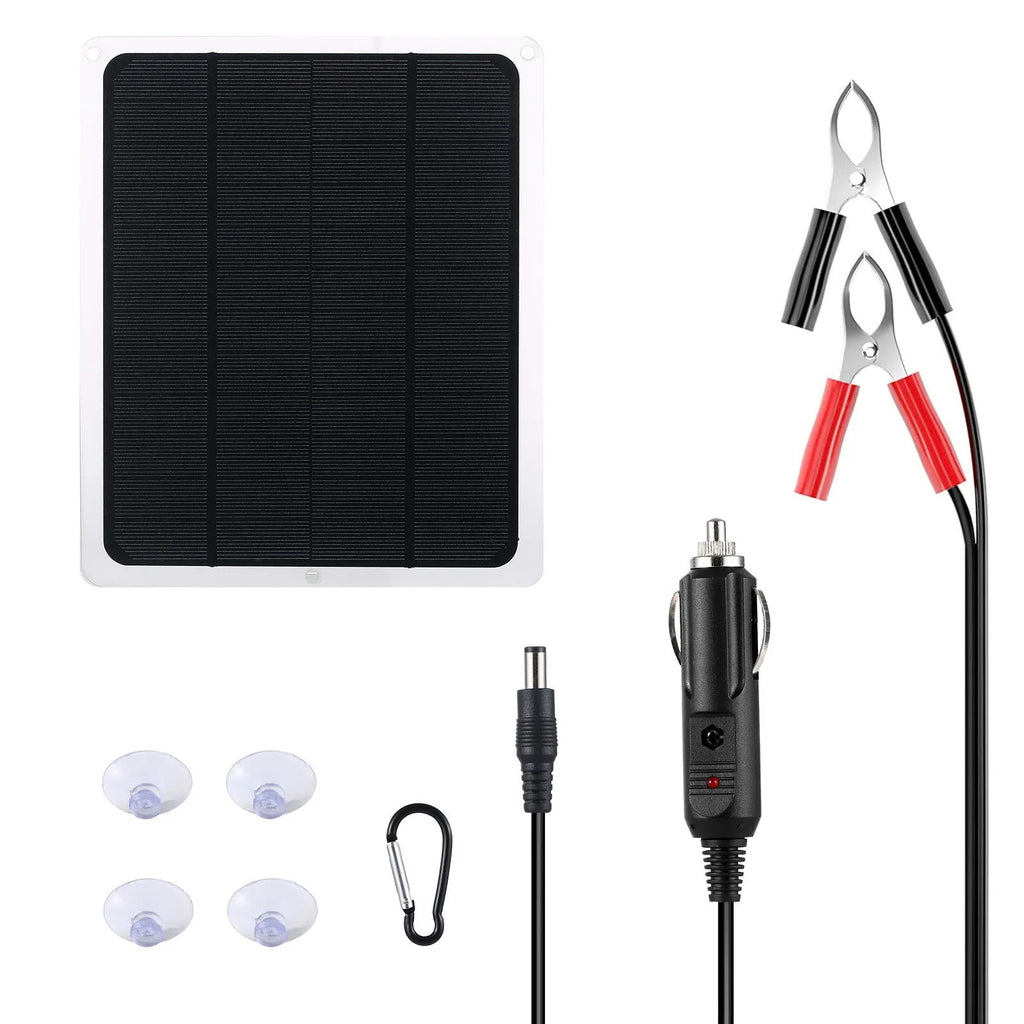 20W Monocrystalline Charging Car Flexible Solar Panel Yacht Charger Outdoor Charger