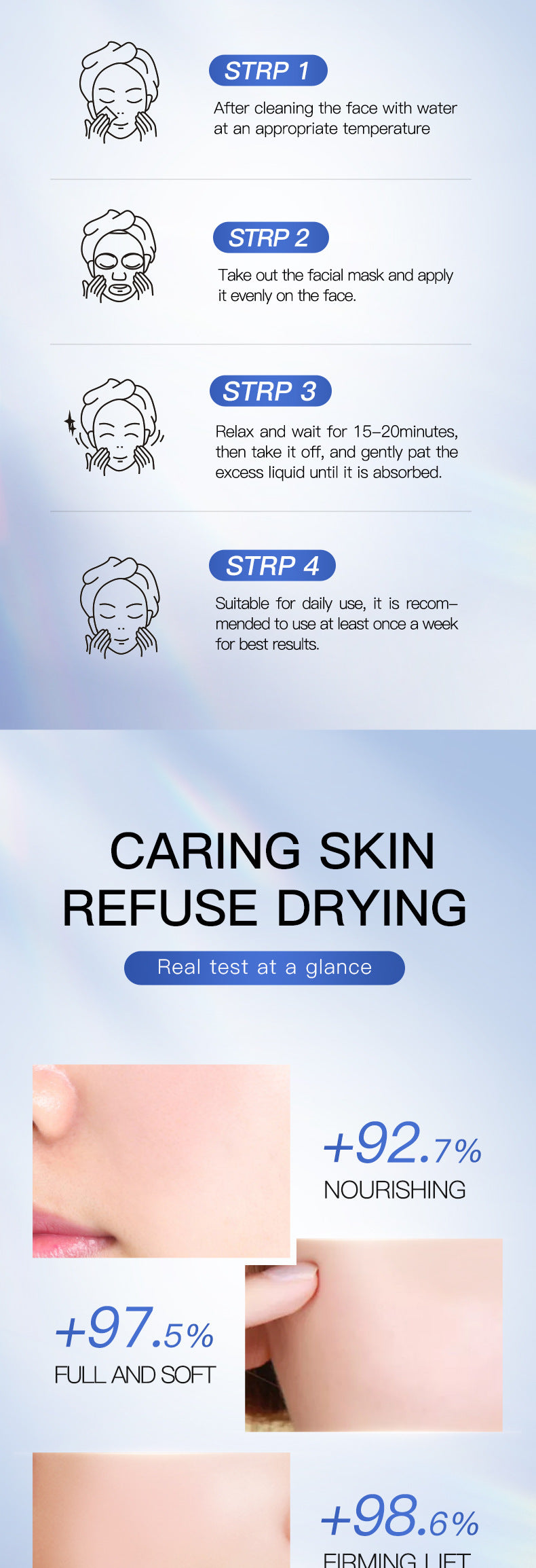 Multi Collagen Mask30ml Hydrating Moisturizing Firming Face Mask Export Manufacturer Wholesale