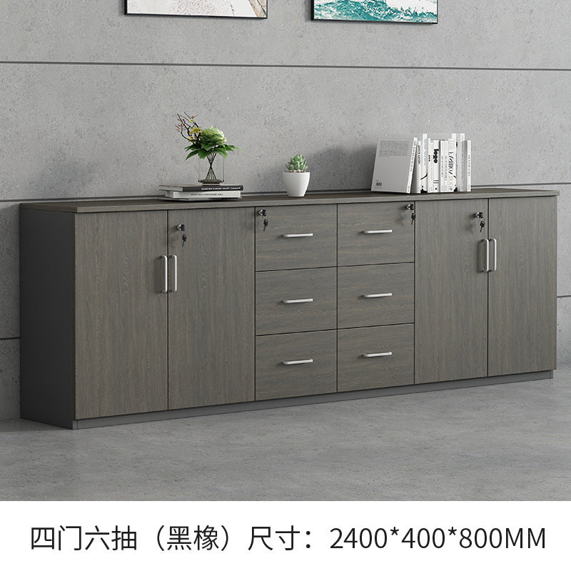 File Cabinet Data Cabinet Low Cabinet Wooden Lockable Archive Cabinet Small Office Storage Side Cabinet Partition Cabinet