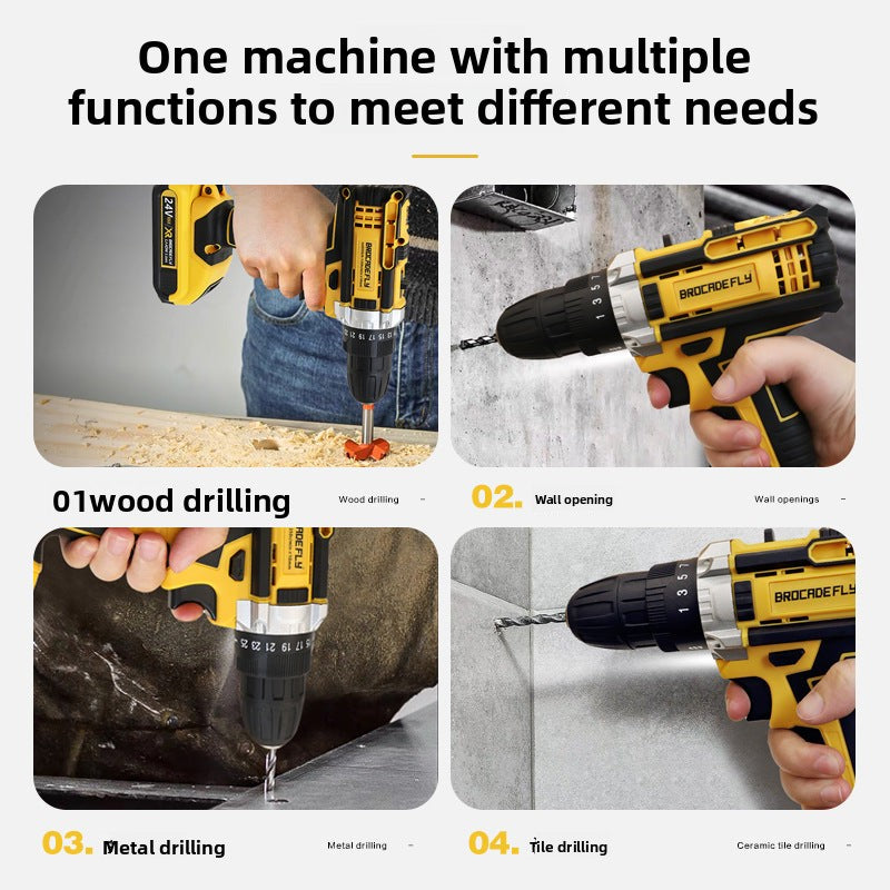 Hardware Tool Set Repair Tools Multi-Functional Electric Drill Impact Drill Electrician Set Wholesale