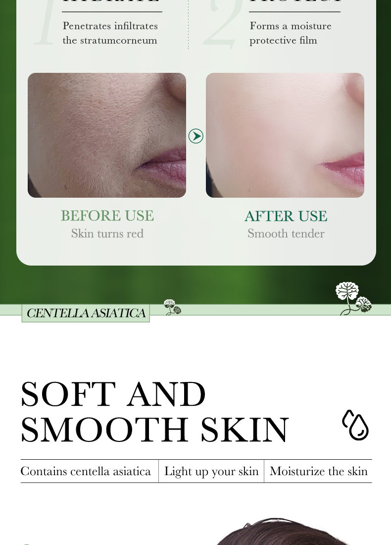 BIOAOUA Centella asiatica soothing and repairing six-piece set Moisturizing skin care product set  wholesale