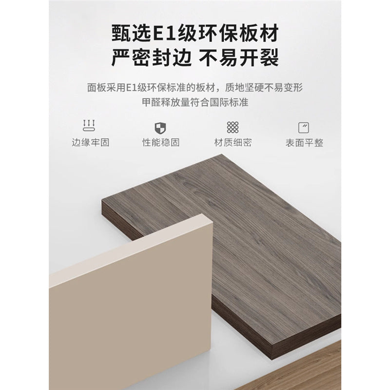 Staff Desk Office Desk and Chair Set Simple Modern Office Partition Computer Desk Employee Desk Six-Person Booth