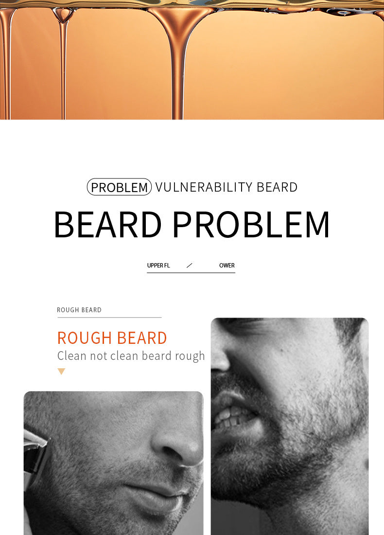 Full English Beard Care Serum SADOER Men's Beard Care Solution30ml  Foreign Trade Wholesale