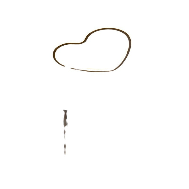 Nordic Minimalist Ultra-Thin LED Ceiling Lamp Heart-Shaped Children's Room Lighting Eye Protection Master Bedroom Boys Girls Creative