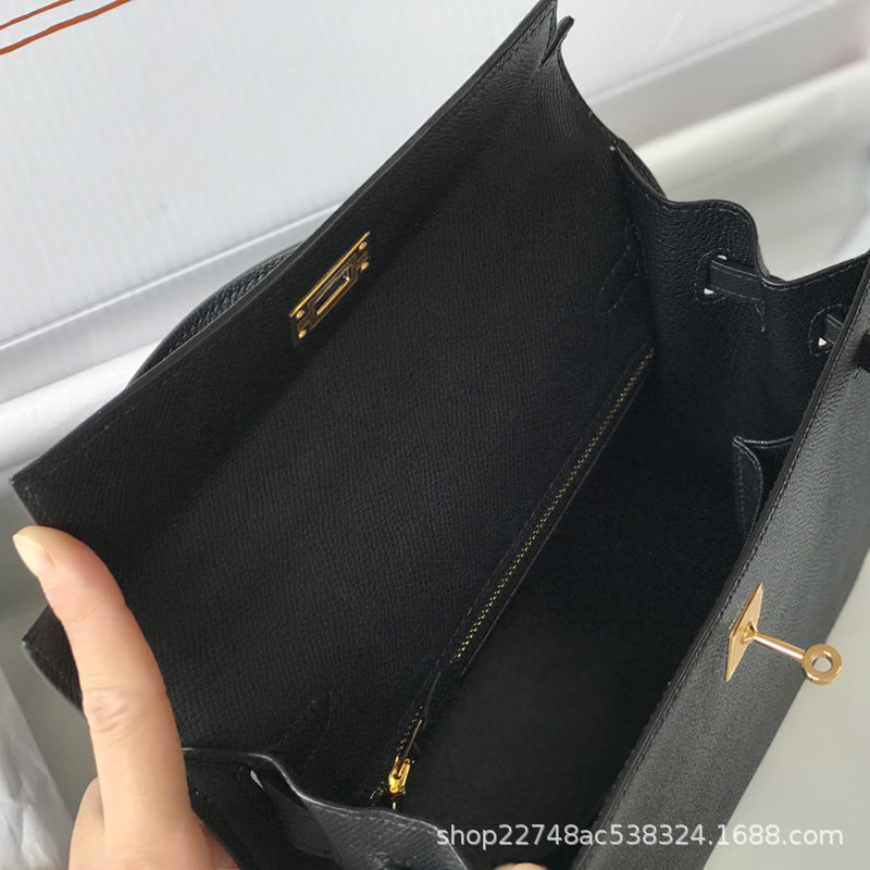 Hot Sale New Fashion Handbag for Women Platinum Kelly Bag Women's Shoulder Crossbody Bag Versatile Trendy Handbag