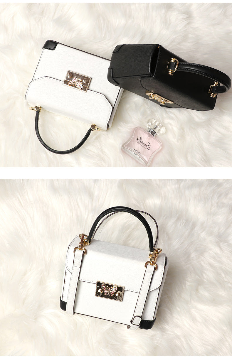 2024New Women's Small Square Bag Fashion Simple Shoulder Crossbody Bag Chain Bag Direct from Manufacturer
