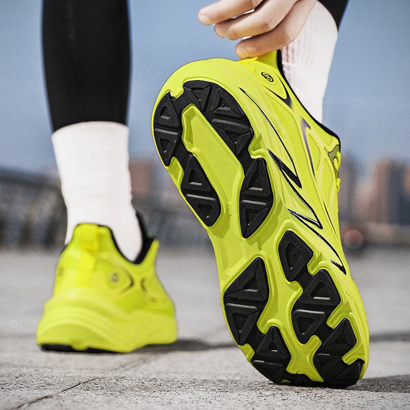 New Foreign Trade Running Shoes for Men and Women, Couple Style, Large Size, Versatile Marathon Outdoor Casual Cycling Jogging Sports Shoes