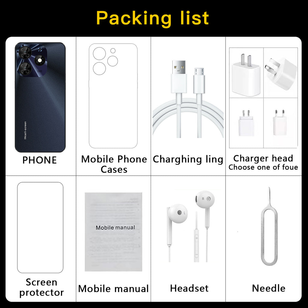 Mobile Phone Spark10 Pro 7.3Inch Large Screen16+1T Factory Price for Android Phones(Popular)