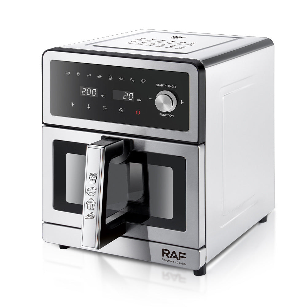 RAF European Standard Air fryer with visible smart touchscreen, oil-free R5398Multifunctional Household Deep Fryer10L
