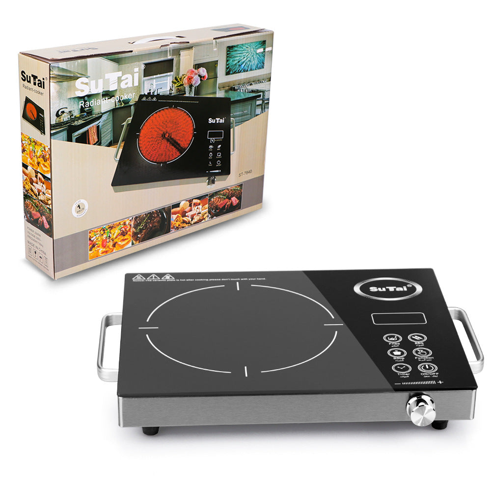 Multifunctional High-Power Electric Ceramic Stove Touch Smart Home Induction Cooker Black Export Induction Cooker