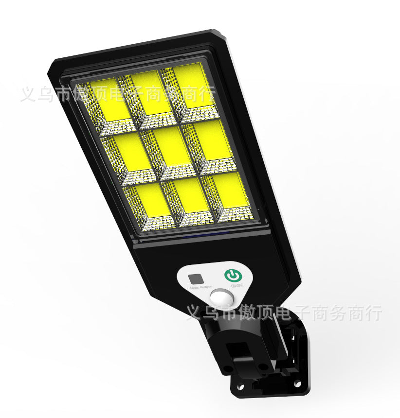 New Outdoor Solar Street Light Human Body Sensing Wall Light with Remote Control Garden Light Waterproof Garden Garden Light