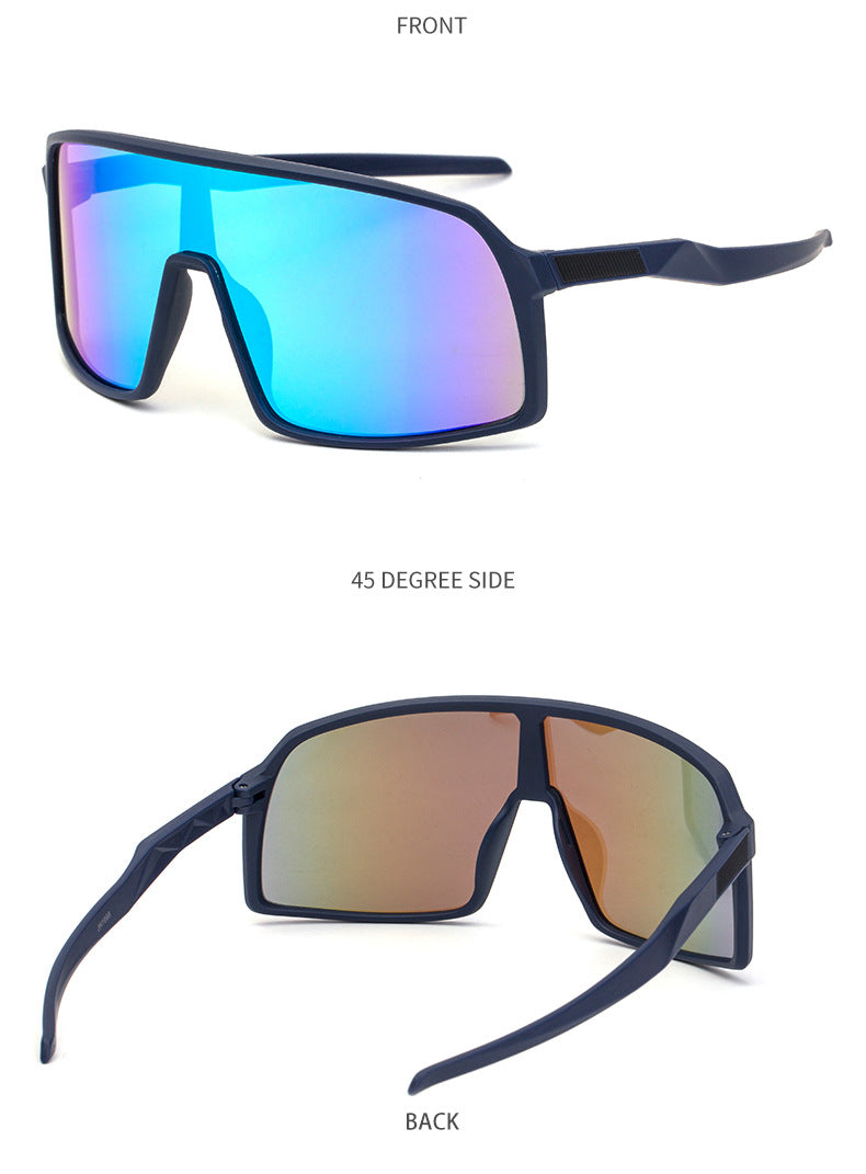 New Colorful Cycling Glasses for Men1998One-piece sunglasses European and American fashion outdoor sports sunglasses