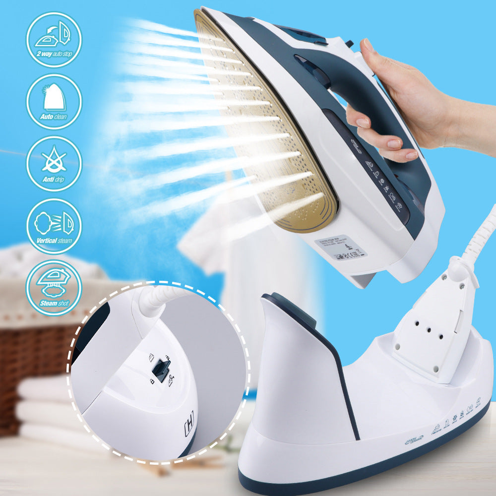 New arrivalFor HomeHigh Power 2-in-1 Handheld Electric Iron European Standard Flat Iron Small Steam Electric Iron