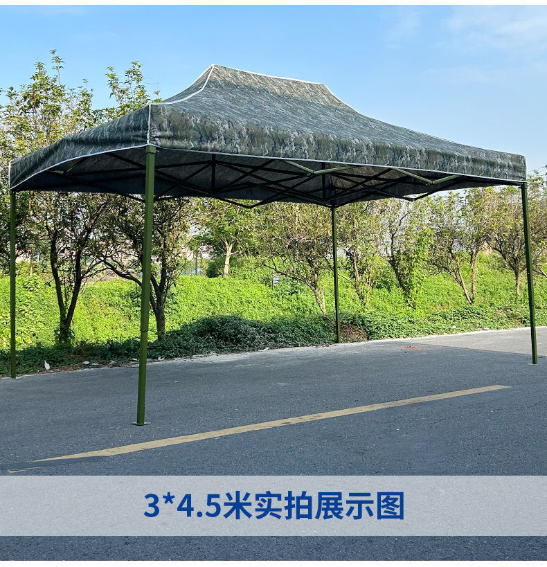 21Ink Wash Pattern Camouflage Tent Outdoor Mobile Parking Shed Exhibition Advertising Promotion Exhibition Four-Corner Sunshade Shed
